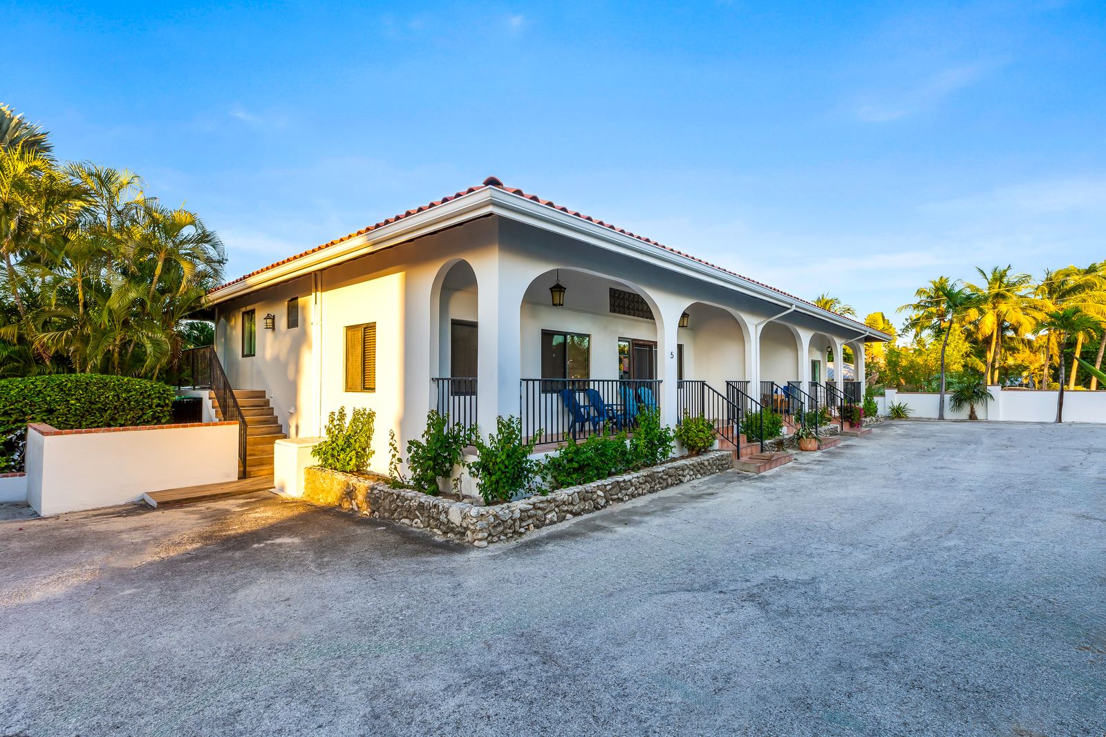 Calypso Cove from the drive — Calypso Cove 1, Palm Bay Getaways, Grand Cayman