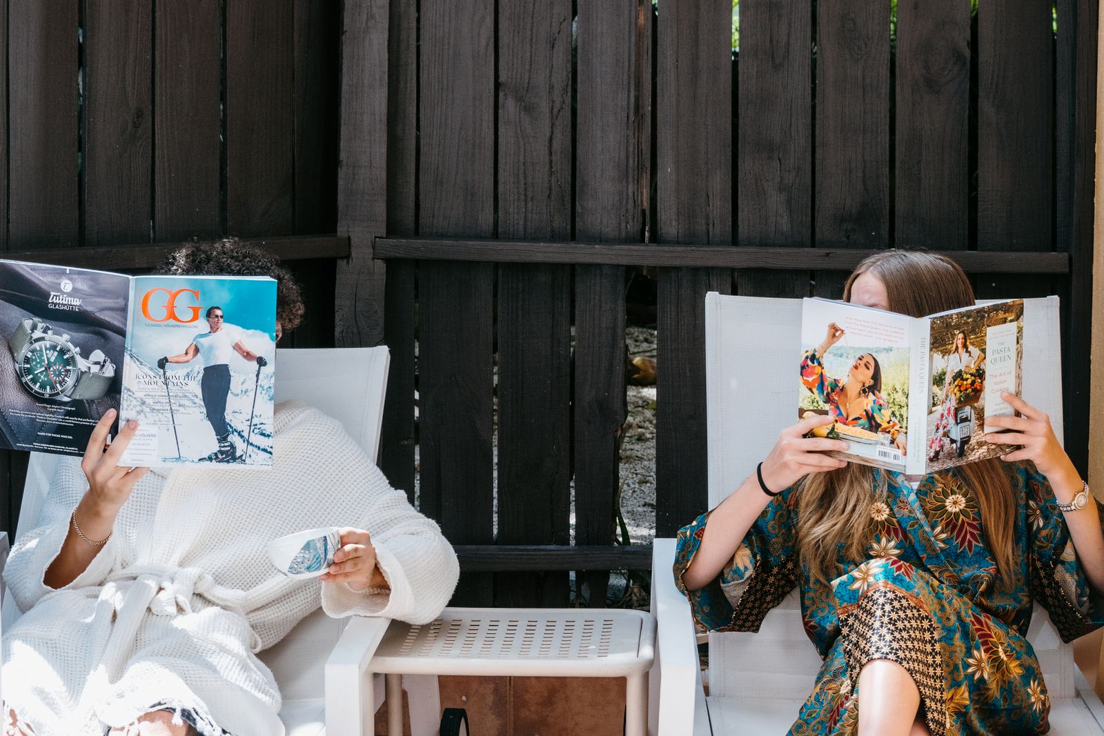 Lounging on the patio at Calypso Cove — Calypso Cove 1, Palm Bay Getaways, Grand Cayman
