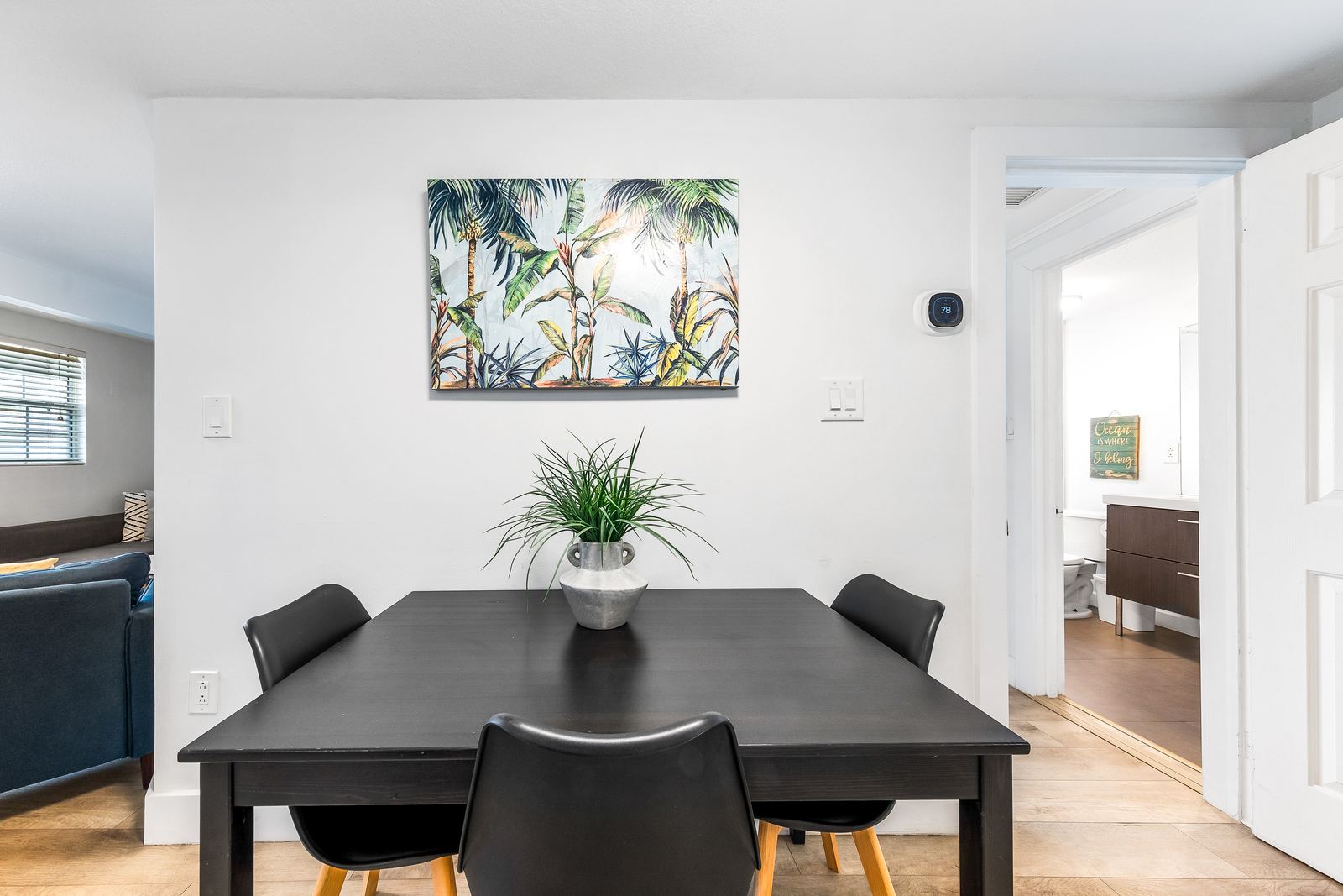 Dining table for four — Evans Close 1, Palm Bay Getaways, Grand Cayman