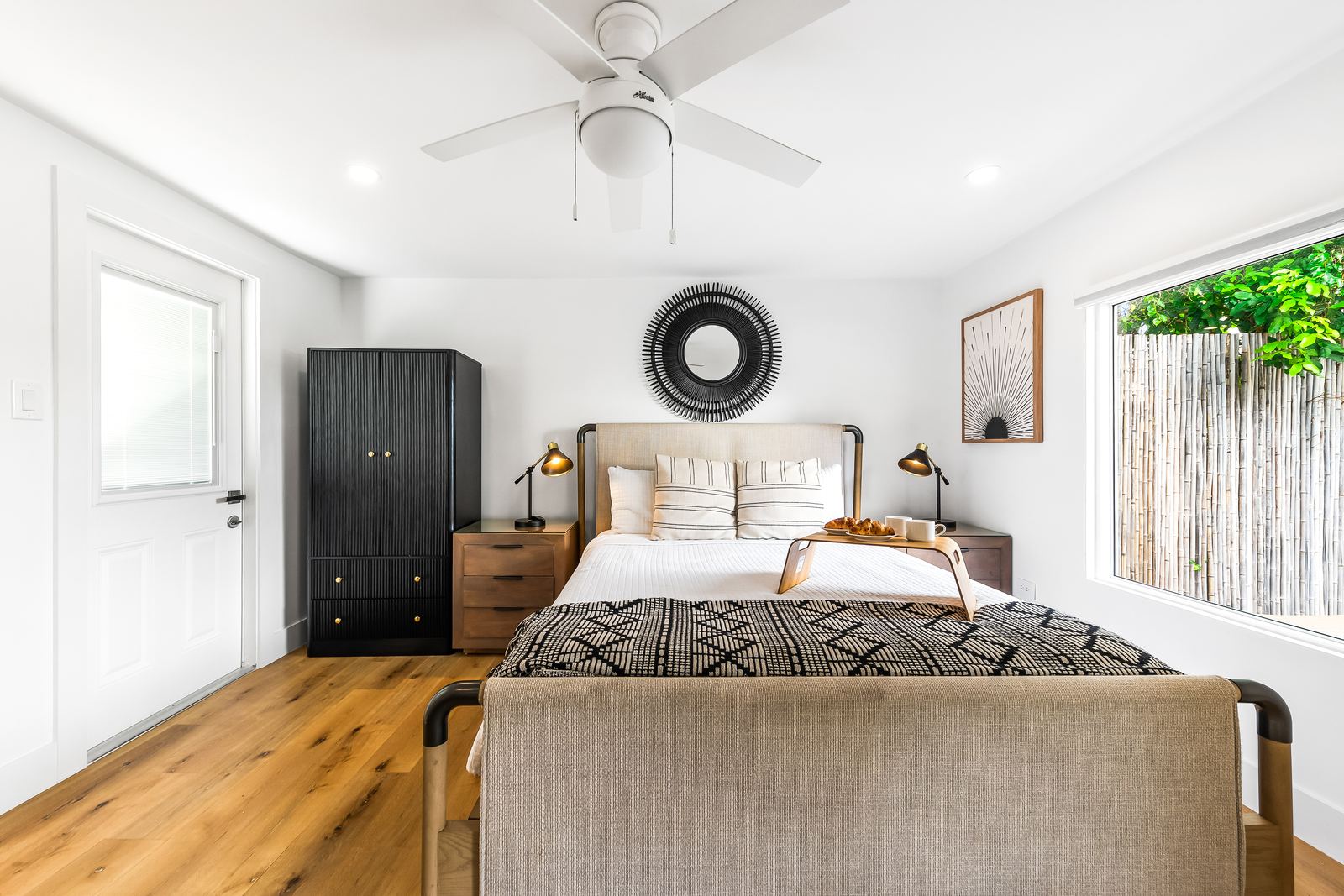 Bed and wardrobe — Evans Close 4, Palm Bay Getaways, Grand Cayman