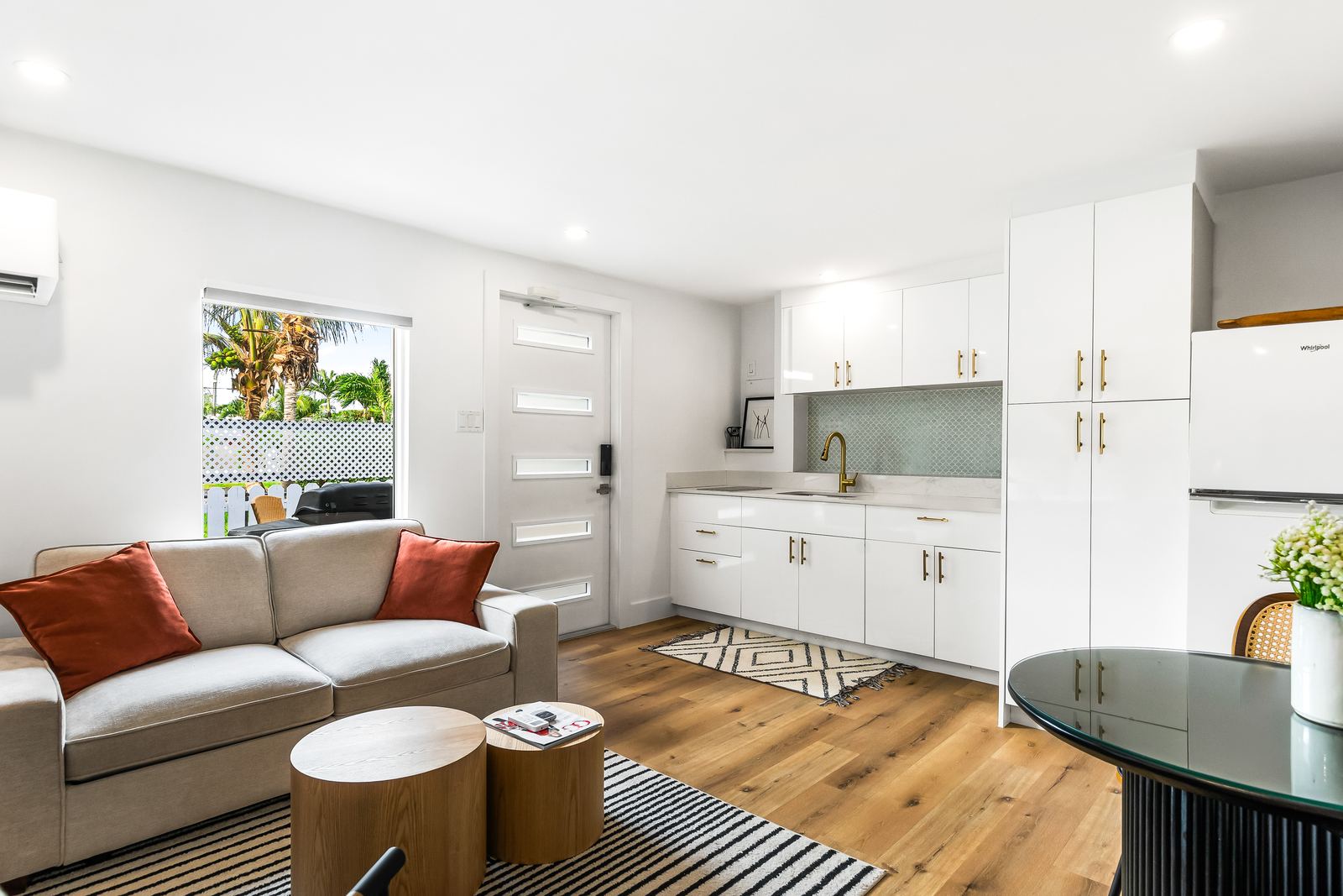 Sofa and coffee tables — Evans Close 4, Palm Bay Getaways, Grand Cayman